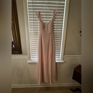 Azazie Blushing Pink Gown